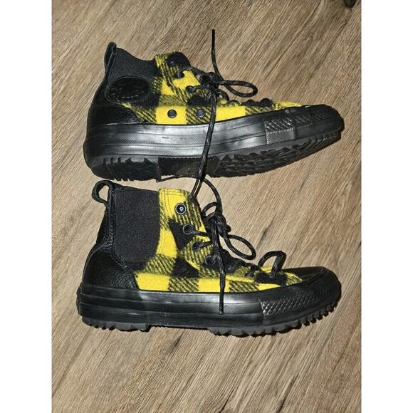 Converse Woolrich CTAS Hi Chelsea Boot 553385C Black/Yellow Size US‎ 6.5 EU 37 - Picture 13 of 14